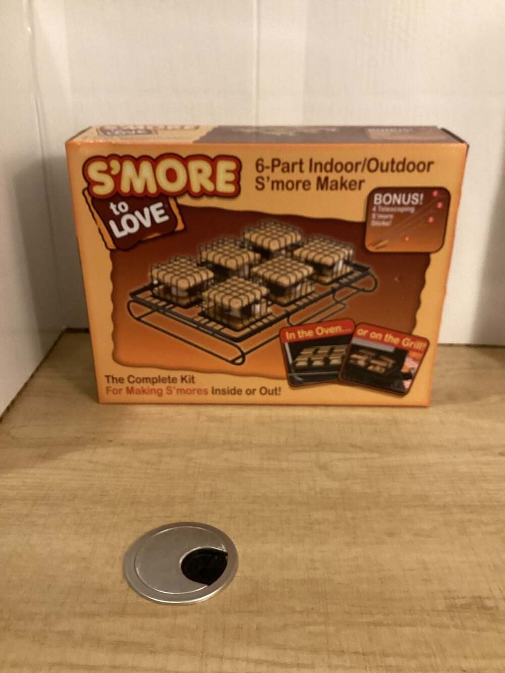 S'more to Love 6-Part Indoor/Outdoor S'more Maker Complete Kit with 4 Telescopin